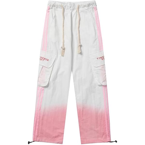 Kawaii Pink Y2K Pants for Women Girls, Cute Trendy Pink